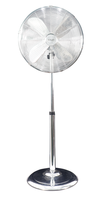 Ventilatore a piantana in metallo