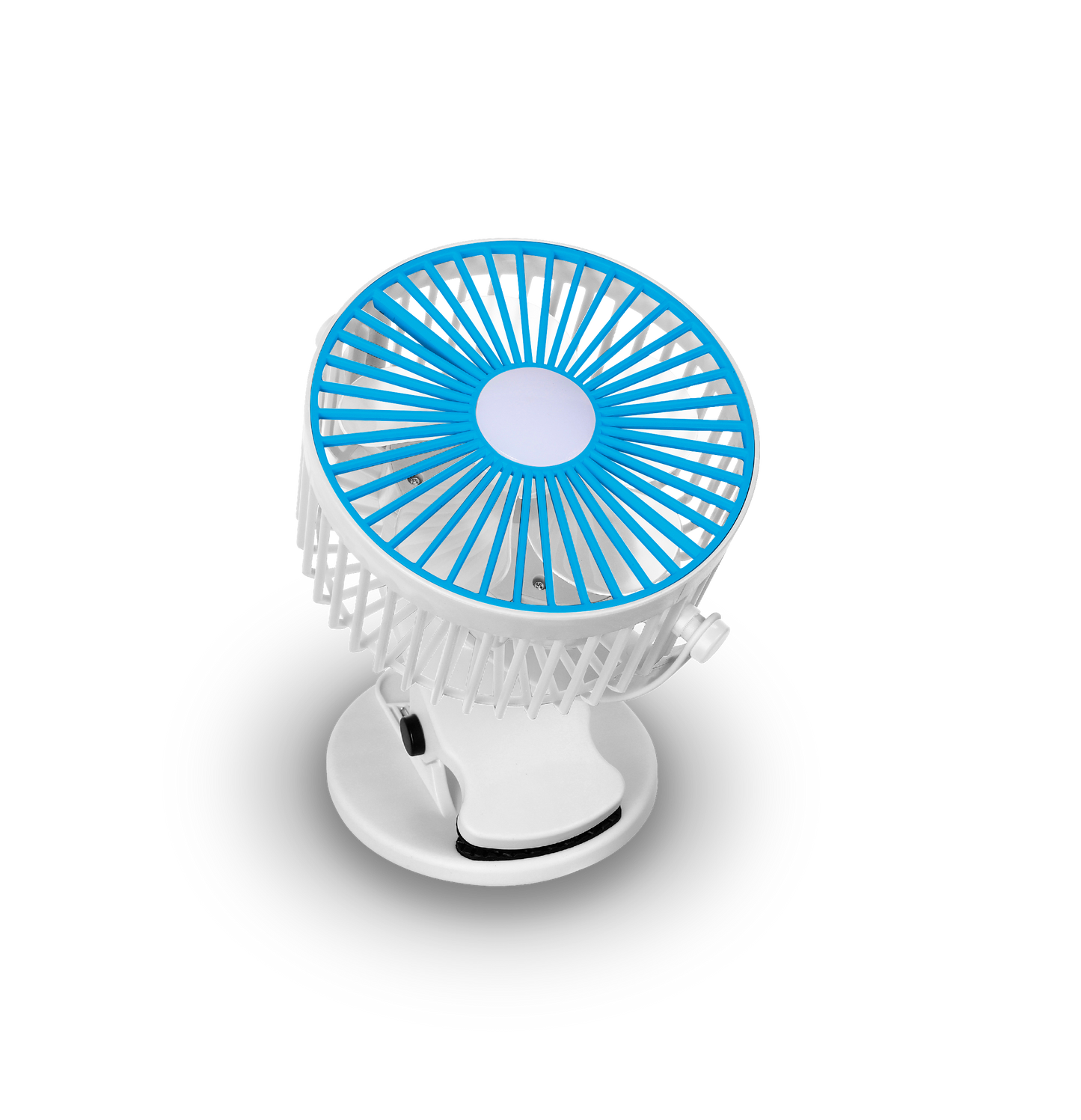 Mini Ventilatore USB Portatile con Clip,Rotazione di 360 ° Ricaricabile