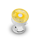 Mini Ventilatore USB Portatile con Clip,Rotazione di 360 ° Ricaricabile