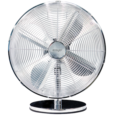 Ventilatore da tavolo in metallo